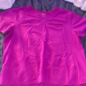 Scrub Star Fuchsia Scrub Top